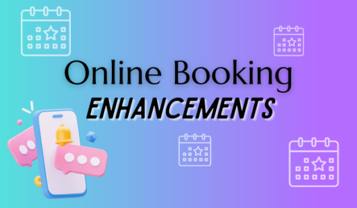 online booking features and enhancements